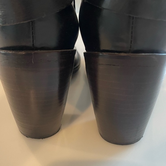 Navyboot High Heel Long Leather Boot - Picture 3 of 5